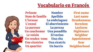 📗Aprende 200 palabras útiles en FRANCÉS  para aumentar tu vocabulario 🧠 [upl. by Lipski]