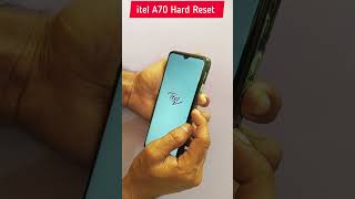 How to Hard Reset itel A70  itel A665L Hard Reset [upl. by Ynna]