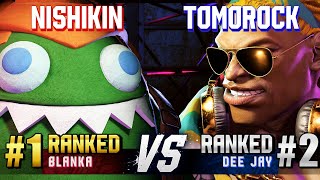 SF6 ▰ NISHIKIN 1 Ranked Blanka vs TOMOROCK 2 Ranked Dee Jay ▰ High Level Gameplay [upl. by Tnilk385]