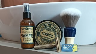 Linnovazione in rasatura Karve razor Moon Soap Sorrento Phoenix Artisan StarCraft [upl. by Carder]