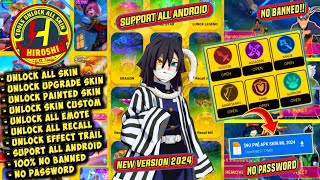 NEW APK SCRIPT SKIN MLBB NO PASSWORD  HIROSHI TOOLS 2024 V118  UNLOCK ALL SKIN MLBB [upl. by Htebsle]