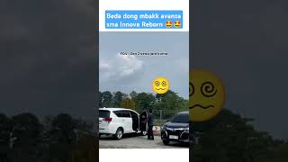 Asal putih aja ya mba heheeeee funnyvideo innovareborn avanza [upl. by Edyth66]