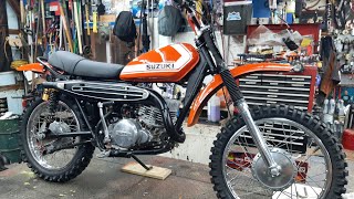 1972 Suzuki TS250 Savage Project Start to Finish [upl. by Hedges]