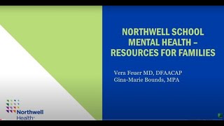 Northwell School Mental Health Presentation at LHS 101024 [upl. by Renner]