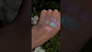 Essence Harley Quinn Meta Glow Highlighter swatches [upl. by Holub]