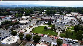 Morganton NC Aerial Tour  Festival Time  September 2022 [upl. by Ginder]