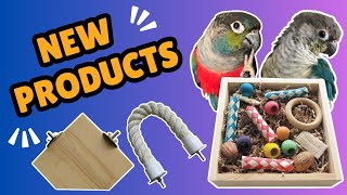 Parrot Platform Perches and DIY Foraging Kit  New in at Northern Parrots  BirdNerdSophie AD [upl. by German533]