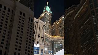 beautiful view of haram sharif outside peoples are coming to mecca sharif Saudi Arabia [upl. by Peisch]