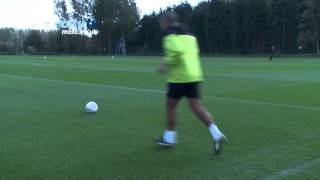 FUNNY De Jong hits camera  Inside Training at Manchester City FC [upl. by Bello]