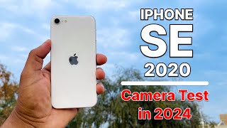 iPhone SE 2020 Camera Test in 2024🔥  Detailed Camera Review in Hindi  Portrait Videography [upl. by Nosaes]