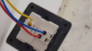 TwoWay Switch Connection Wiring full setup in Saudi Arabia [upl. by Goodard772]