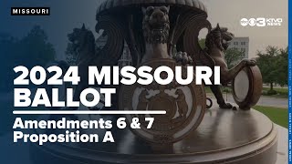 Explaining the amendments on Missouris general election ballot part 2 [upl. by Salisbury]