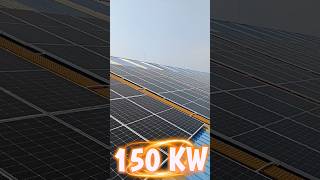 Solar  150 KW solar system 2 inverter solar on grid goodwe electrical [upl. by Iharas]