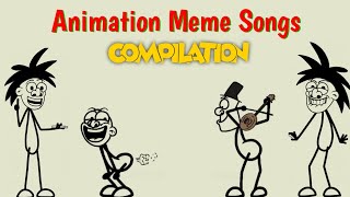 Animation Meme Songs Compilation 2  4k Meme Songs🤣 [upl. by Nauqahs358]