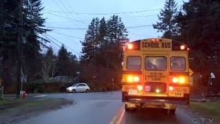 Caught on Cam Disturbing driving near BC school bus [upl. by Syla]