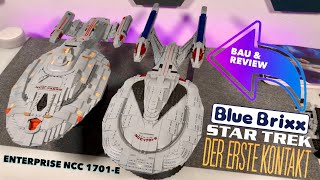 USS ENTERPRISE NCC1701E BlueBrixx Pro STAR TREK Display Set BAU amp REVIEW [upl. by Nerret981]