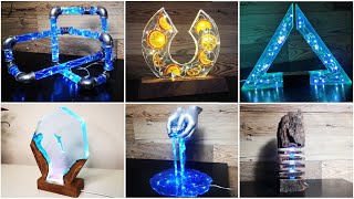 20 Most Amazing Epoxy Resin Lamps  Resin Art [upl. by Renaud]