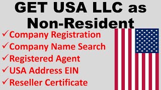 USA LLC Formation  How to Open your Company in USA for Non Resident [upl. by Reider773]