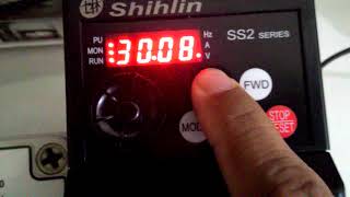 Setting inverter Shihlin part 5 amp 6 [upl. by Nedlog]