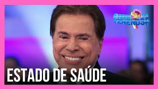 Silvio Santos segue internado em SP para tratar H1N1 [upl. by Nashbar]