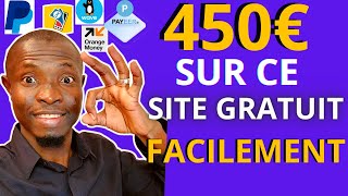 COMMENT GAGNER 450€ SUR CES SITE GRATUIT GAGNER DE LARGENT EN LIGNE [upl. by Ide]