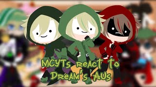 MCYTs react to Dream’s AUs  GCRV  AU explanations and credits in desc [upl. by Drofkcor]