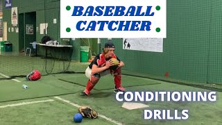 Baseball Catcher  Conditioning Drills for the baseball catcher [upl. by Rimma]