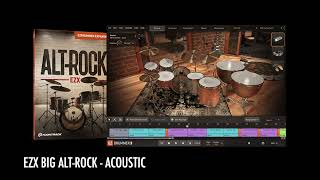 Toontrack EZ Drummer EZX AltRock  All Presets [upl. by Druci]