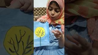 Little Artists  Watercolor Painting shortvideo shorts youtubeshorts viralvideo art painting [upl. by Anaujit]