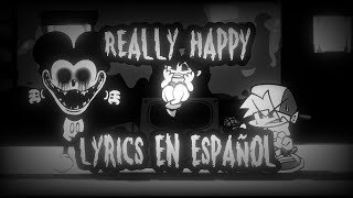 FNF Vs Sad Mouse Really Happy Lyrics En Español [upl. by Nodnek]