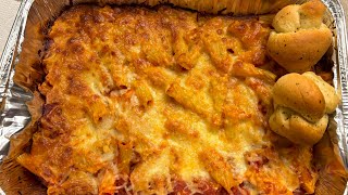 ASMR Eating Sounds Baked Ziti  No Talking [upl. by Dixil276]