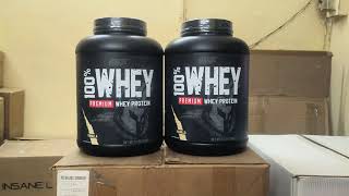 Nutrex Research 100 Premium Whey Review  Made in USA [upl. by Bonnee]