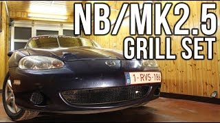 Zunsport MX5 NBmk25 grill set installation  Miata In Action  Episode 2 [upl. by Reklaw]