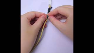 1How to fix Broken mobile charger cable  charger cable repair diy fyp [upl. by Oj]