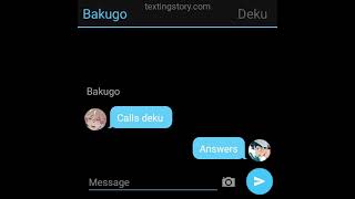 Dekubaku 💚🧡🥵  mha textingstory  baku bottom top deku [upl. by Seow]