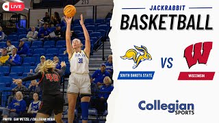 LIVE Jackrabbit Womens Basketball v Wisconsin [upl. by Ruphina536]