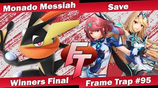 Frame Trap 95 Monado Messiah Greninja vs Save PyraMythra Winners Final [upl. by Assilac]