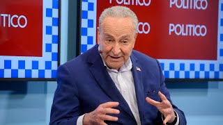 Full interview with Sen Chuck Schumer at DNC  Politico [upl. by Sivart]