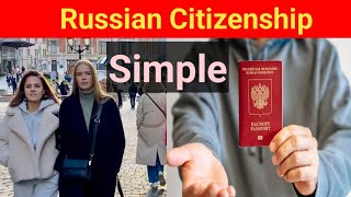 Russian Citizenship  Simple  Permanent Residence Russia [upl. by Mallis]