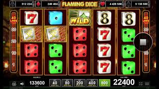 Flaming Dice  EGT Slot [upl. by Samella]