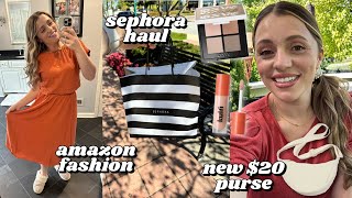 VLOG 🍁 amazon fashion finds sephora haul easy dinner recipe grocery faves [upl. by Couchman]