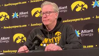 Iowa basketball head coach Fran McCaffery talks Caitlin Clark’s historic night previews Wisconsin [upl. by Assital486]