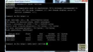 How to partition hard drive on CentOS Linux using fdisk [upl. by Attenoj105]