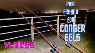 Sea Fishing Uk  Winter Conger Fishing  Mount Batten Pier  Vlog95 [upl. by Amasa]