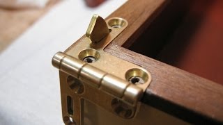 Applying shellac and hardware  the good Drs medicine chest part ten [upl. by Sands313]