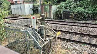 Abandoned Uttoxeter West Level Crossing Staffordshire 21092024 [upl. by Heath544]