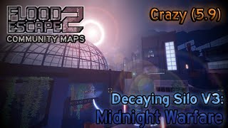 Flood Escape 2 Community Maps  Decaying Silo V3 Midnight Warfare Crazy [upl. by Ralina]