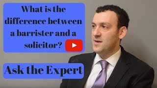 What is the difference between a barrister and solicitor Ask the Expert [upl. by Eizzik526]