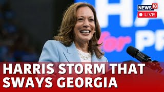 Kamala Harris News LIVE  Kamala Harris Campaigns In Savannah Georgia LIVE  US Elections  N18G [upl. by Joacimah]