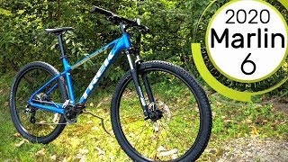 The Beginner MTB King 2020 Trek Marlin 6 Feature Review and Actual Weight [upl. by Remot]